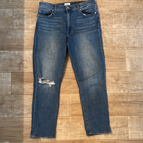 Hudson Jeans Denim - Hudson Denim Women's 30 Blue Jeans Barbara Straight Stretch Medium Wash